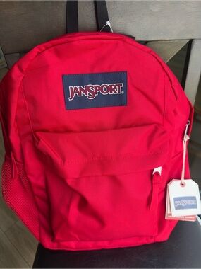Jansport NWT Essential Backpack Red 24L